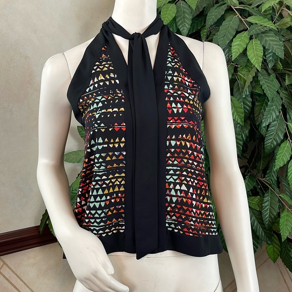 BCBGMaxAzria REVERSIBLE HALTER TOP - Picture 3 of 8